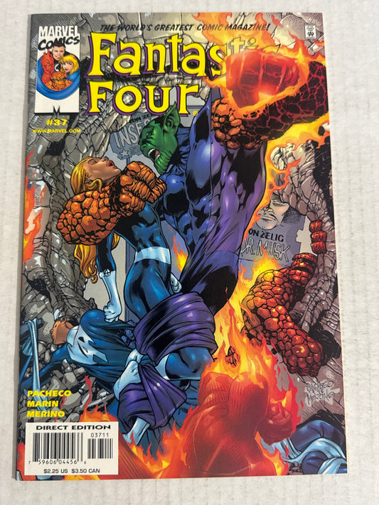 FANTASTIC FOUR #37 Vol 3 NM Carlos Pacheco Cover