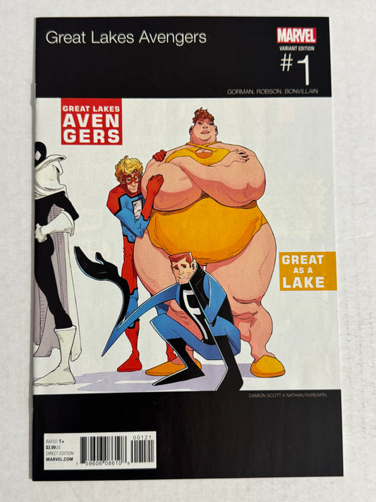GREAT LAKES AVENGERS #1 NM Damion Scott Hip Hop Variant
