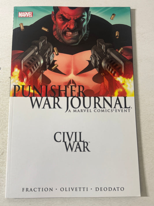 PUNISHER WAR JOURNAL Civil War TPB OOP NM