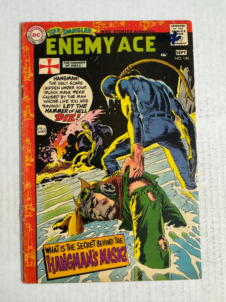 STAR SPANGLED WAR STORIES #140 VG Joe Kubert Cover