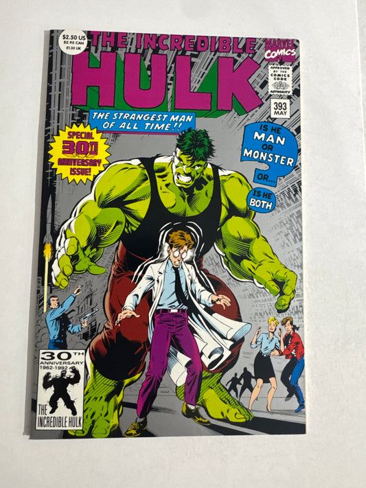 INCREDIBLE HULK #393 NM 2nd Print Dale Keown Variant