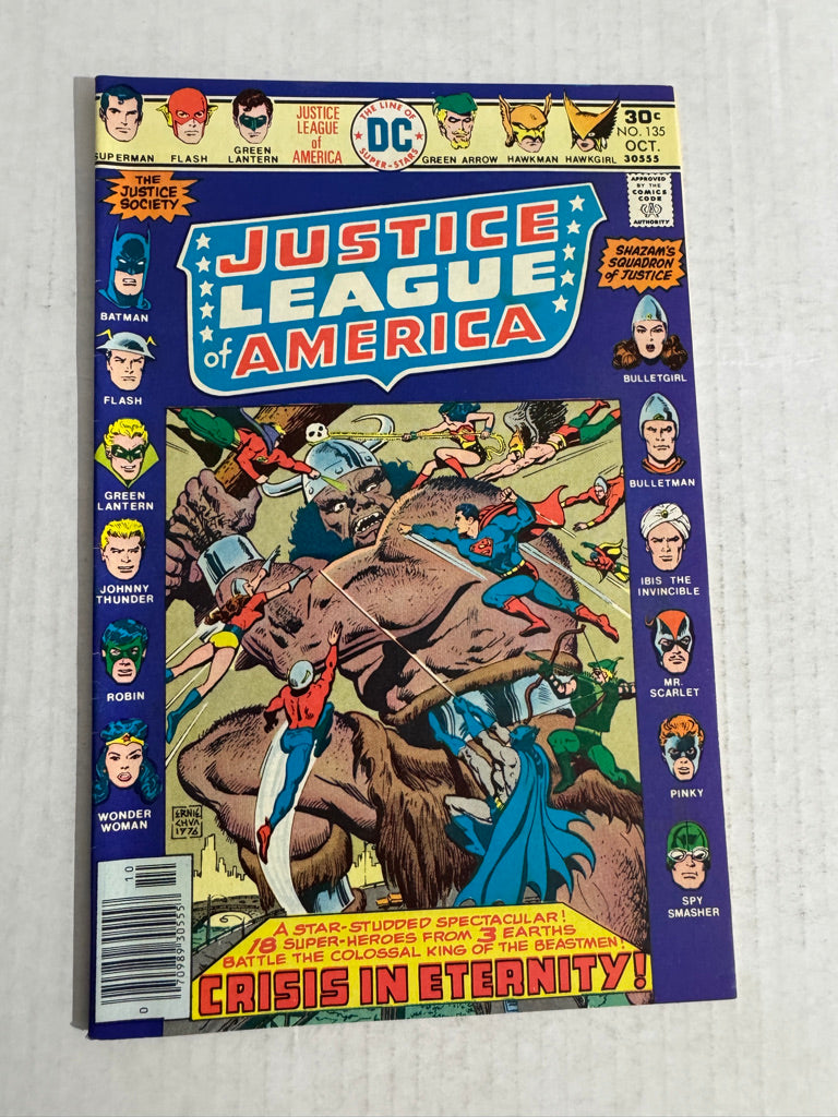 JUSTICE LEAGUE OF AMERICA #135 FN/VF