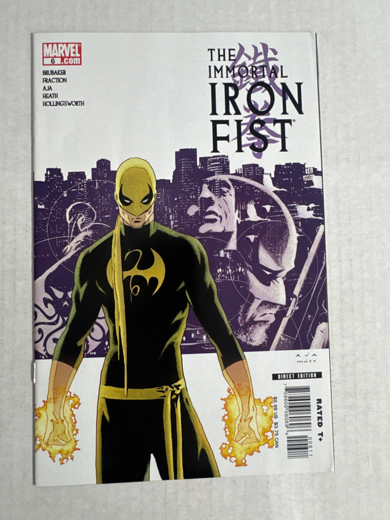 IMMORTAL IRON FIST #6 VF/NM David Aja Cover