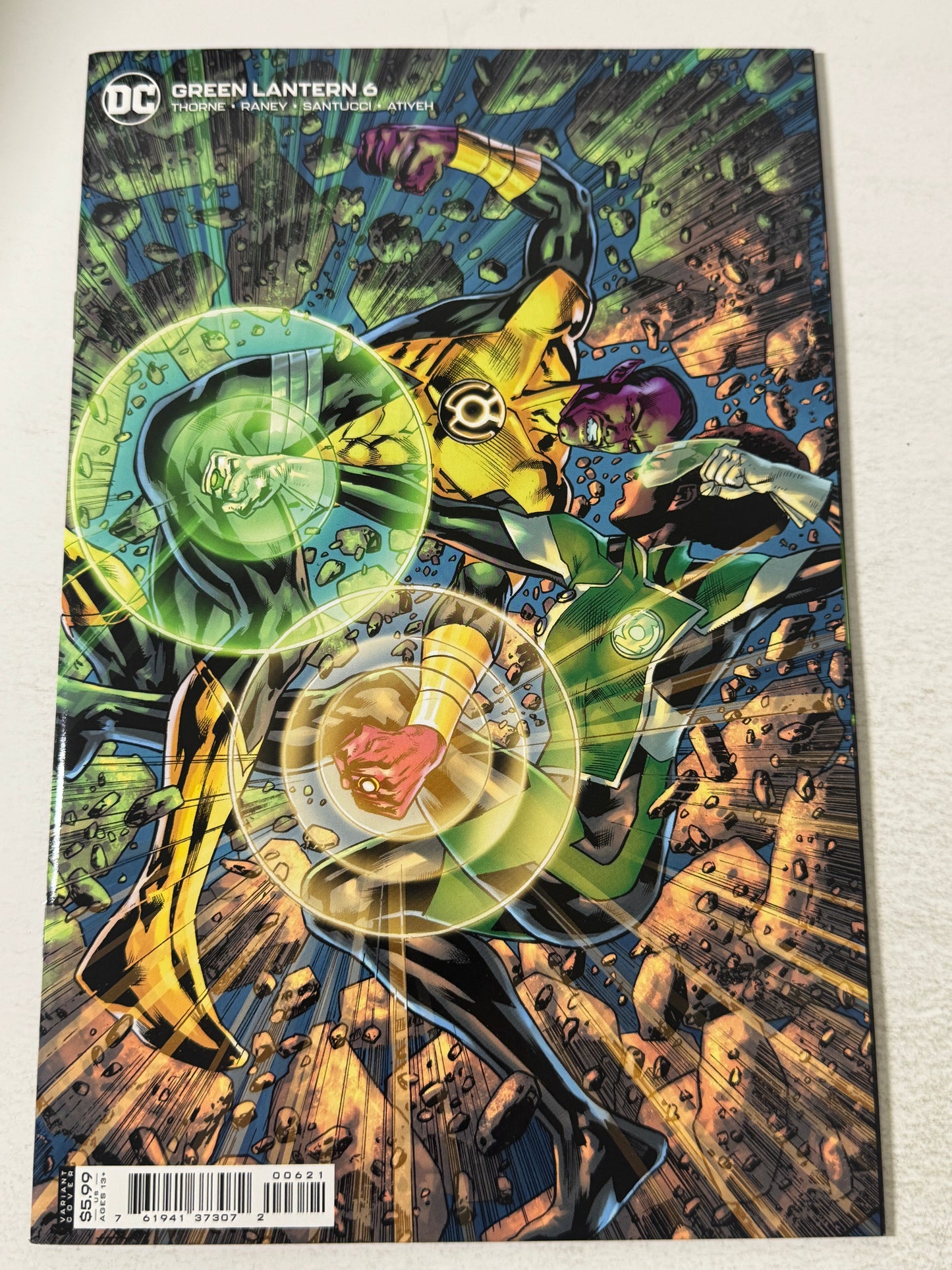 GREEN LANTERN #7 Vol 8 NM Bryan Hitch Variant
