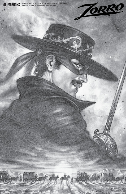 Zorro Annual #1 Variant D (Bonacorsi B&W)