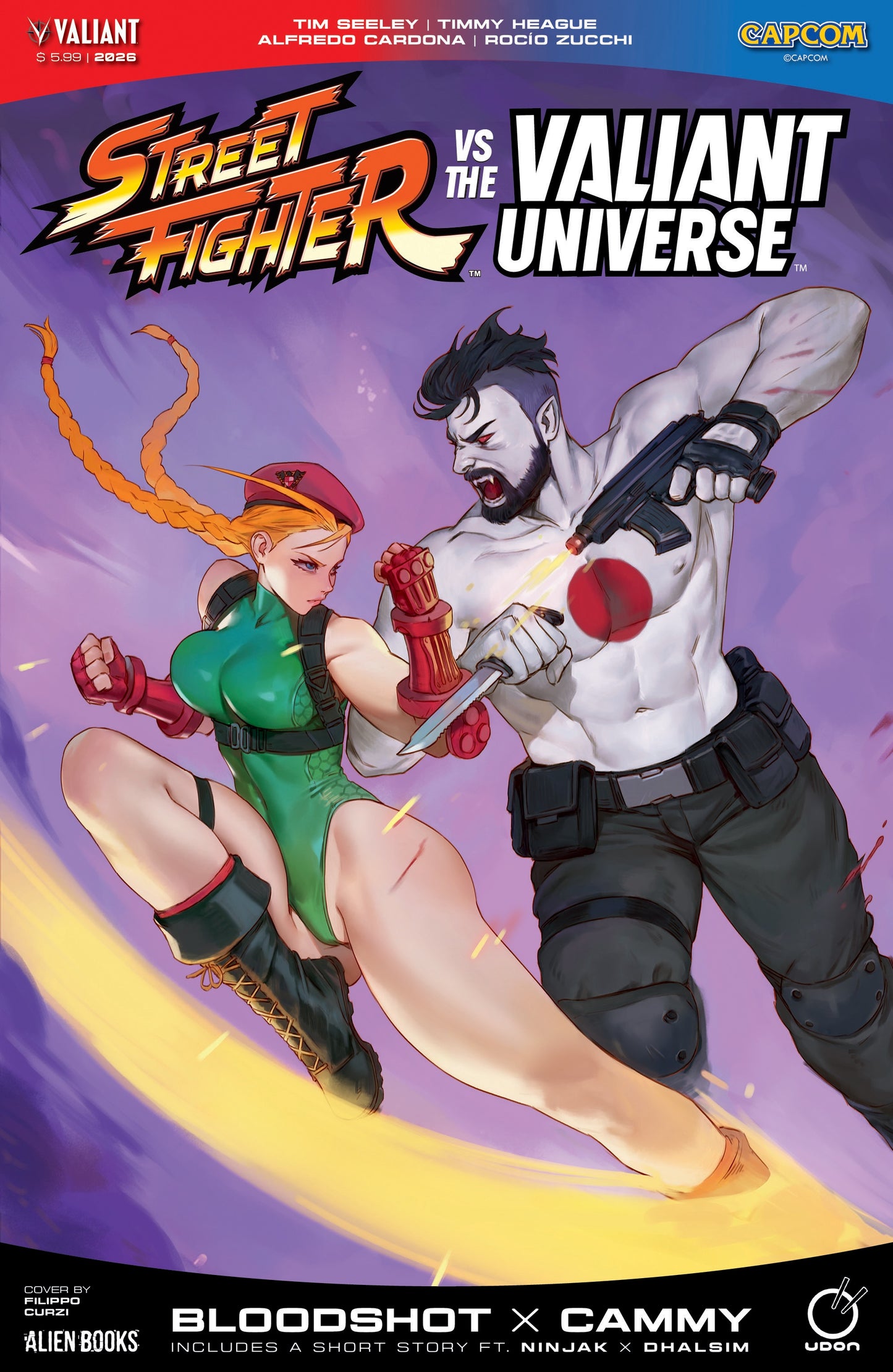 PRE-SALE: Street Fighter Vs. The Valiant Universe Special Cover A (Curzi)