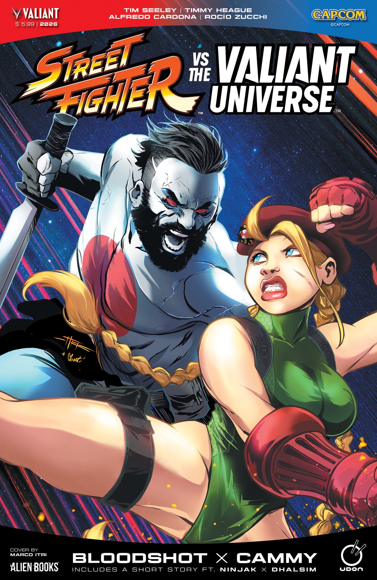 PRE-SALE: Street Fighter Vs. The Valiant Universe Special Variant C (Itri)