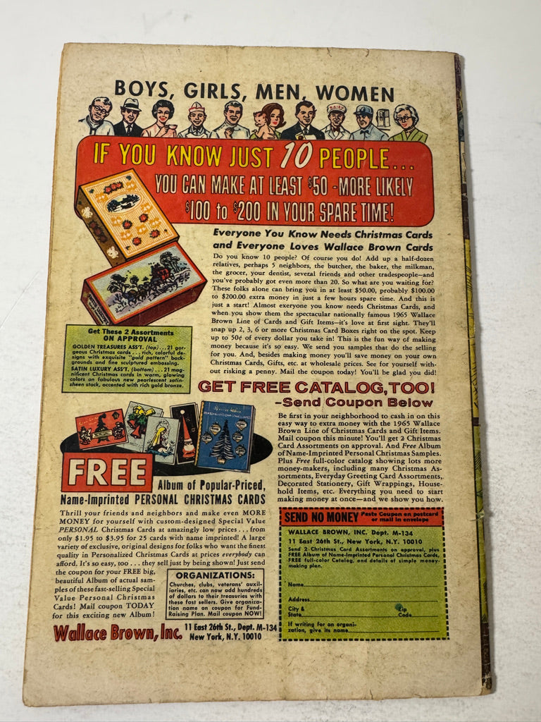 JOURNEY INTO MYSTERY #119 GD/VG 1ST APPEARANCE
