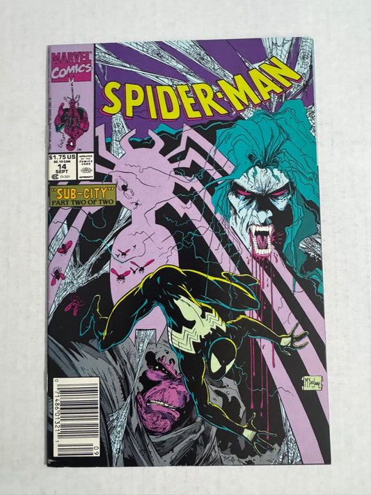 SPIDER-MAN #14 VF+ Todd McFarlane Cover NEWSSTAND