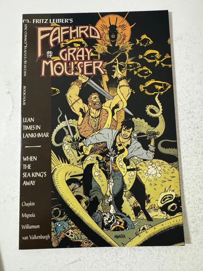 FAFHRED AND THE GRAY MOUSER #1-4 NM Set Mike Mignola Covers