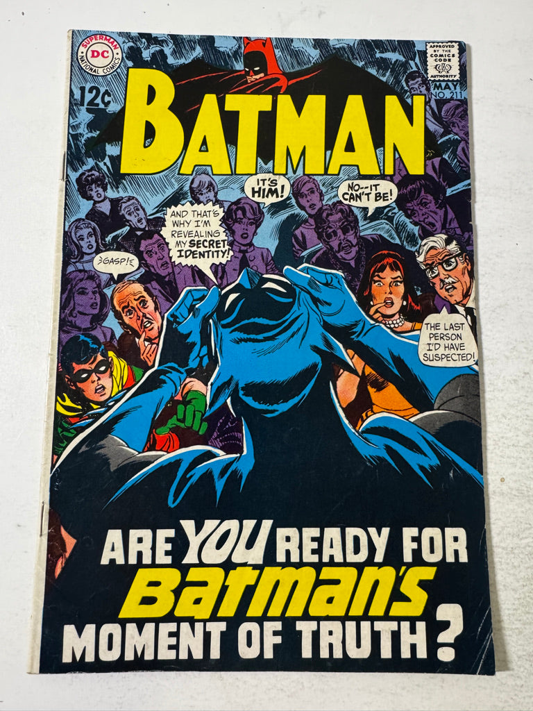 BATMAN #211 VG