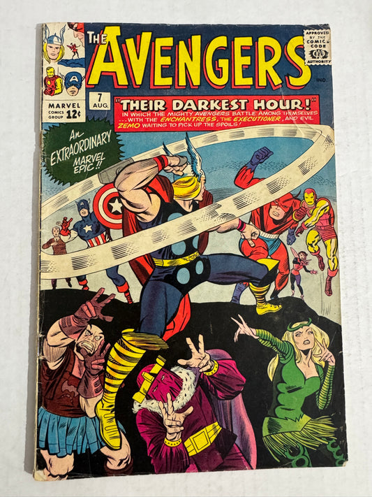 AVENGERS #7 GD 1ST APPEARANCE