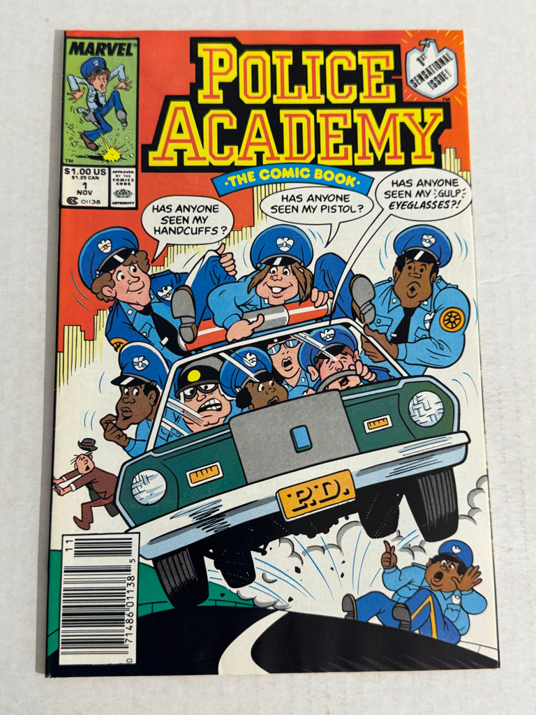 POLICE ACADEMY #1 VF NEWSSTAND