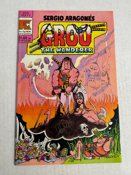 GROO THE WANDERER #4 NM Sergio Aragones Cover