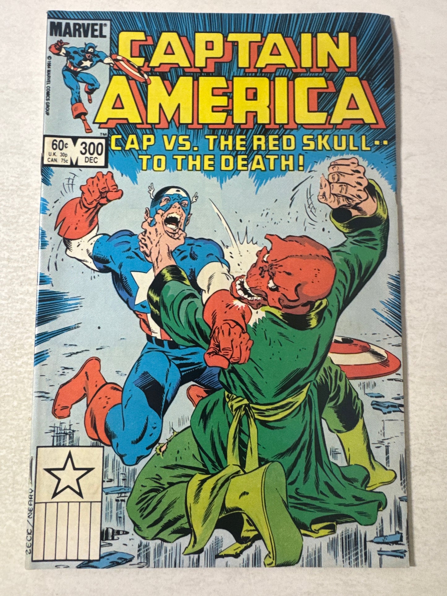 CAPTAIN AMERICA #300 VF Mike Zeck Cover