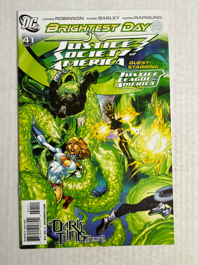 JUSTICE SOCIETY OF AMERICA #41 Vol 3 NM Mark Bagley Cover