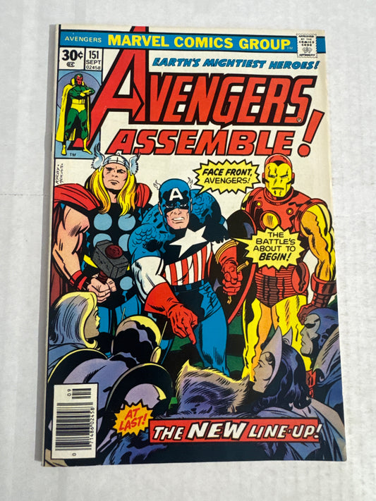 AVENGERS #151 VF/NM Jack Kirby Cover