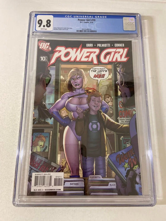 POWER GIRL #10 CGC 9.8 Amanda Conner Cover