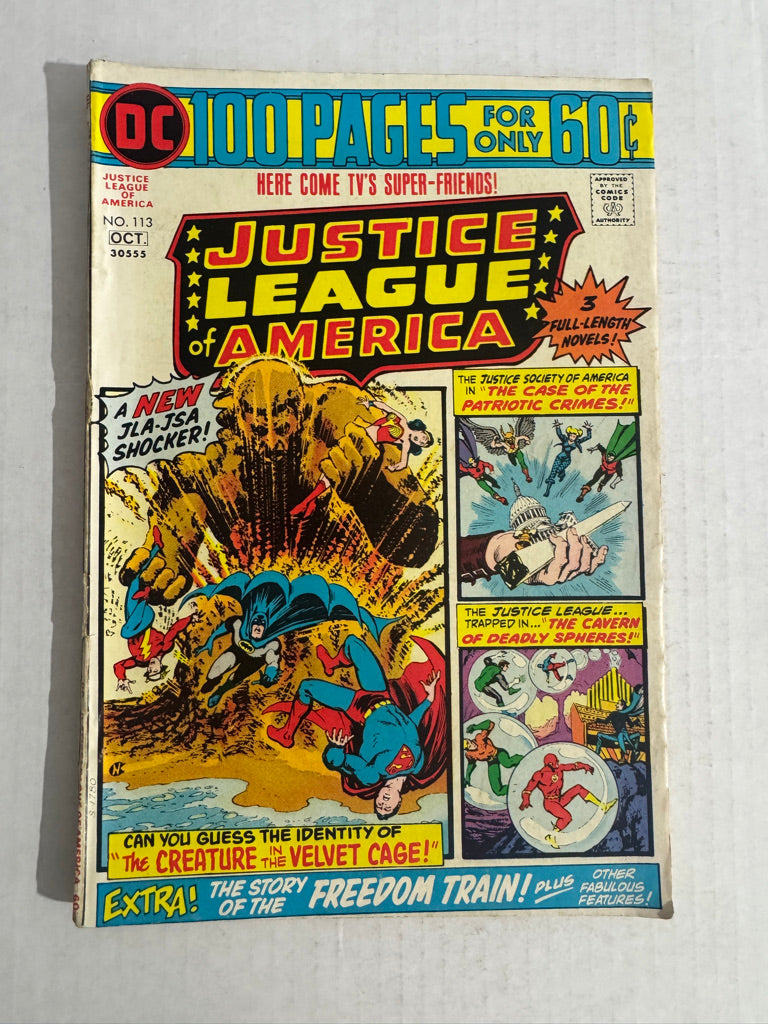 JUSTICE LEAGUE OF AMERICA #113 FN+ 1ST APPEARANCE
