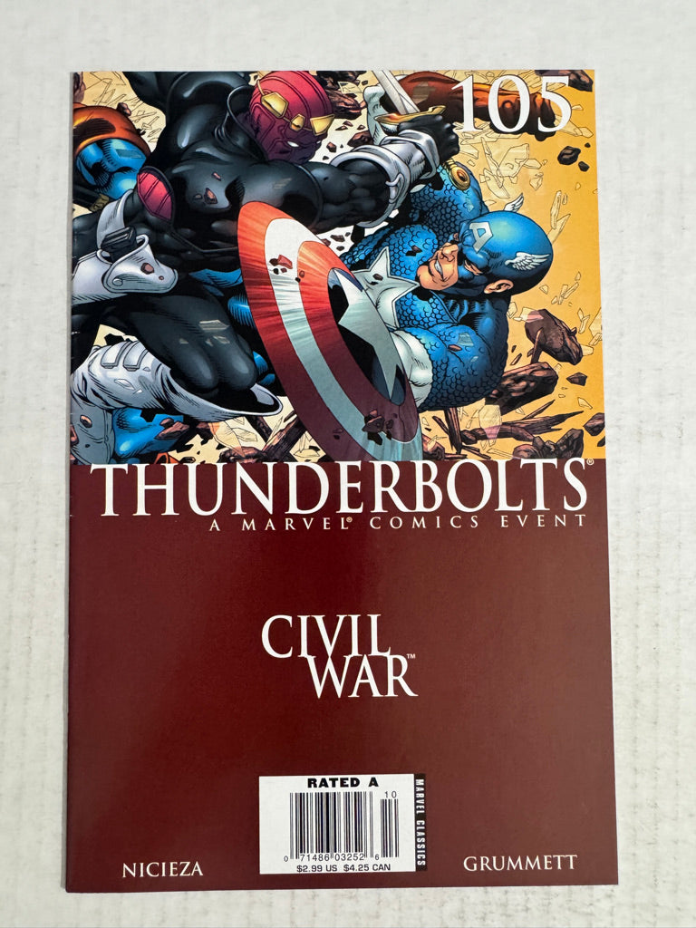 THUNDERBOLTS #105 VF+ NEWSSTAND