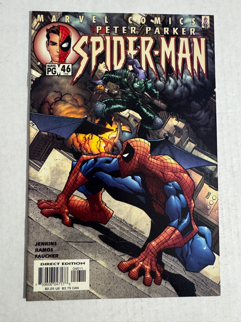 PETER PARKER SPIDER-MAN #46 NM Humberto Ramos Cover