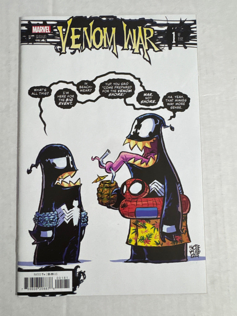 VENOM WAR #1 NM Skottie Young Variant