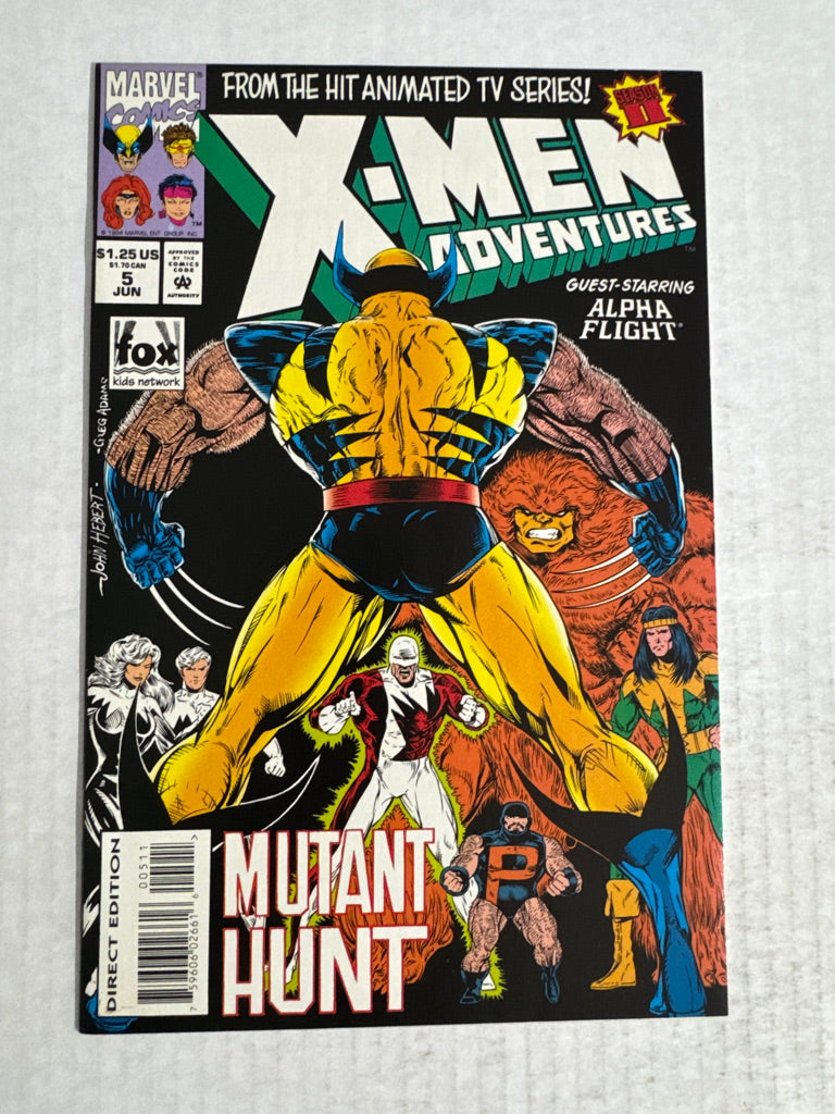 X-MEN ADVENTURES Season II #5 NM-
