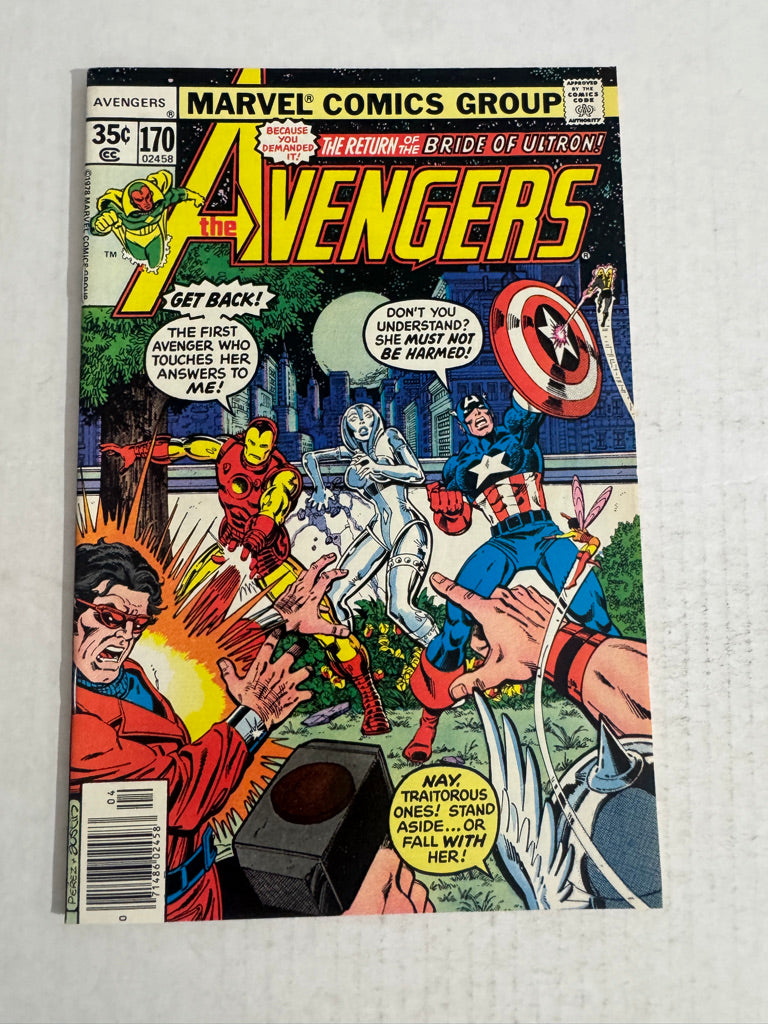 AVENGERS #170 NM George Perez Cover