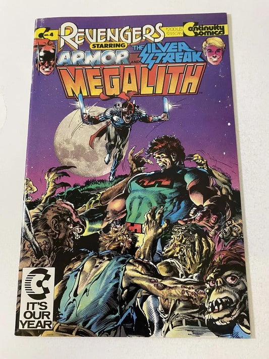 REVENGERS Featuring Megalith #4 VF Neal Adams Cover