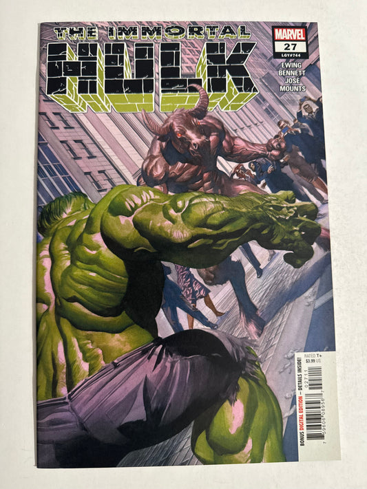 IMMORTAL HULK #27 NM Alex Ross Cover