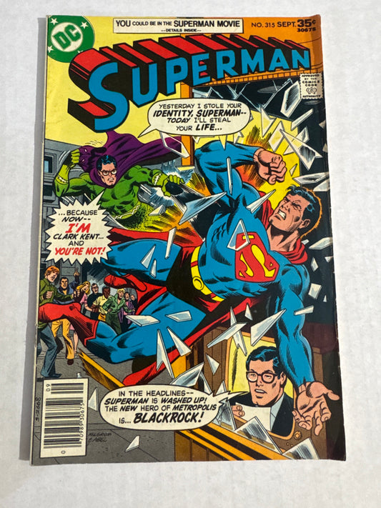 SUPERMAN #315 VG
