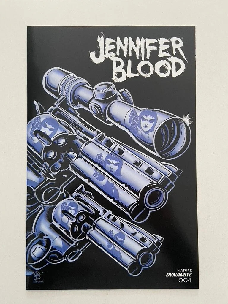 JENNIFER BLOOD #4 NM TMNT Homage Variant