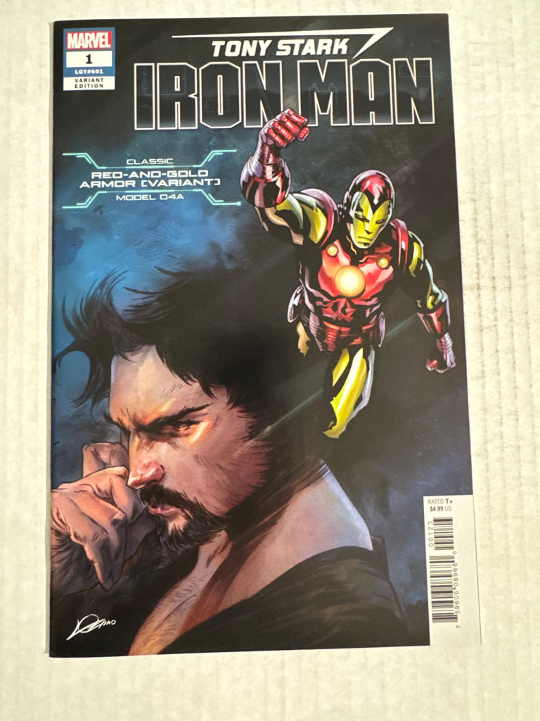 TONY STARK IRON MAN #1 NM- Alexander Lozano Red and Gold Armor Variant