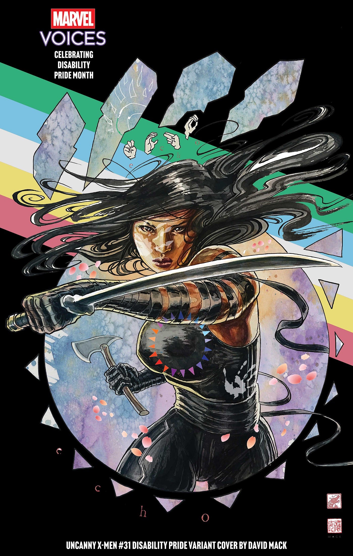PRE-SALE: UNCANNY X-MEN #31 DAVID MACK DISABILITY PRIDE VARIANT