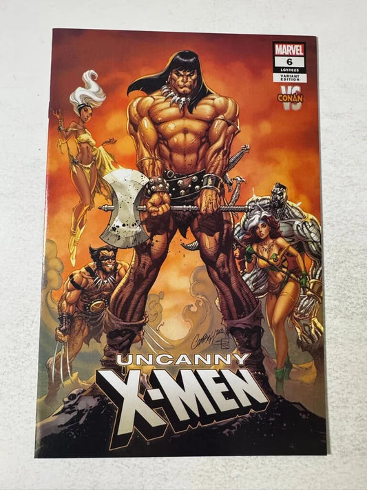UNCANNY X-MEN #6 Vol 5 NM J Scott Campbell Conan Variant