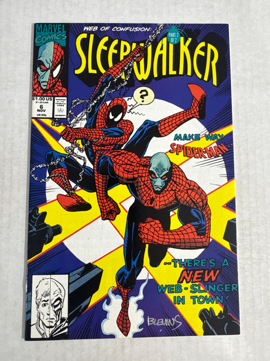 SLEEPWALKER #5 NM- SIGNED by Bret Blevins