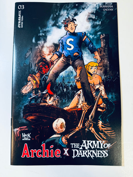 ARCHIE x ARMY OF DARKNESS #3 NM Cover N Robert Hack Jughead Variant