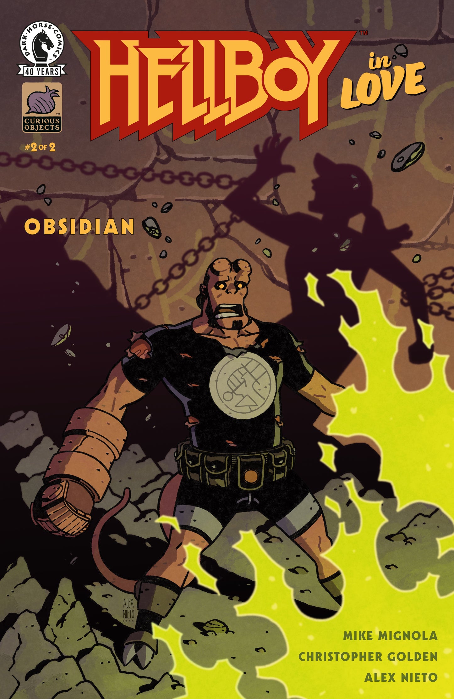 PRE-SALE: Hellboy in Love: Obsidian #2 (CVR A) (Alex Nieto)