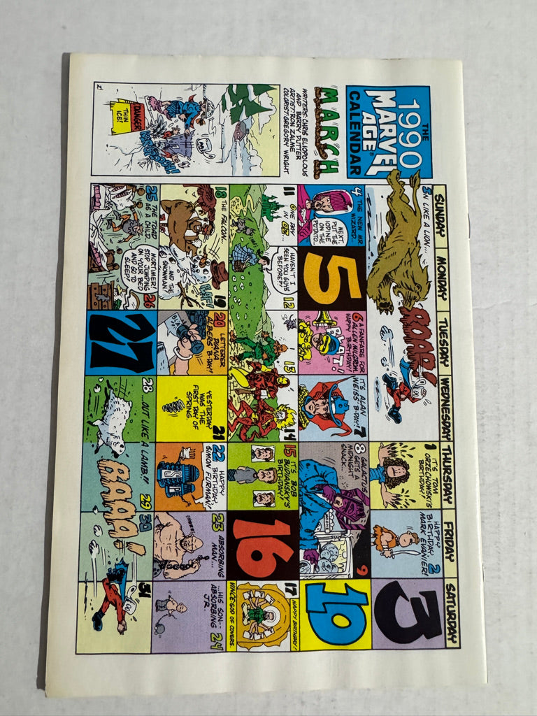MARVEL AGE #87 VF/NM 1ST APPEARANCE