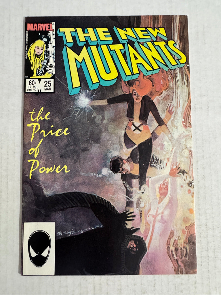 NEW MUTANTS #25 VF/NM Bill Sienkiewicz Cover 1ST APPEARANCE