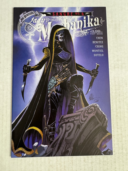 LADY MECHANIKA Sangre #4 NM Joe Benitez Cover