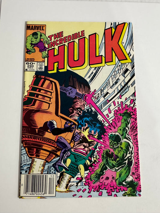 INCREDIBLE HULK #290 NM 1ST APPEARANCE NEWSSTAND