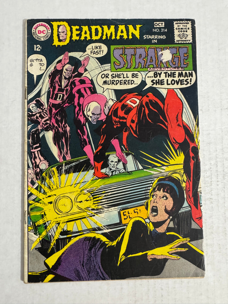STRANGE ADVENTURES #214 GD/VG Neal Adams Cover