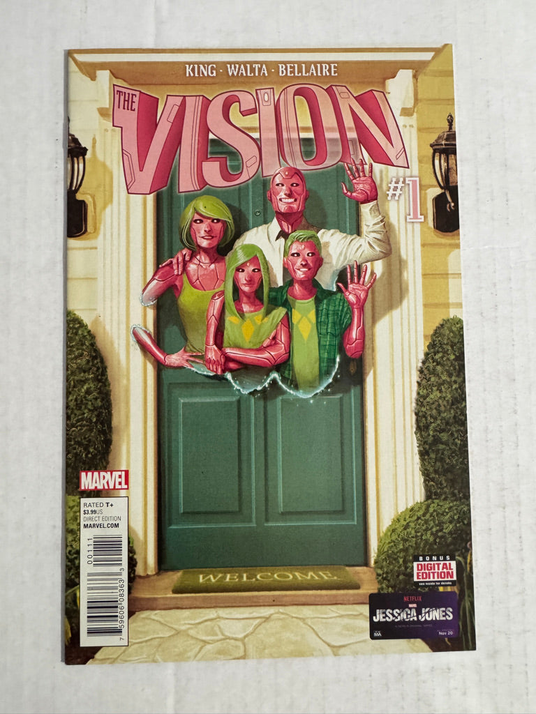 THE VISION #1 Vol 2 NM Mike Del Mundo Cover 1ST APPEARANCE
