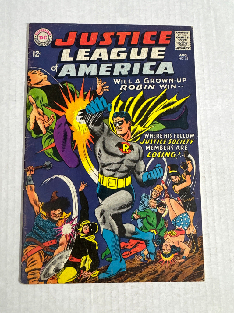 JUSTICE LEAGUE OF AMERICA #55 VG+ 1ST APPEARANCE