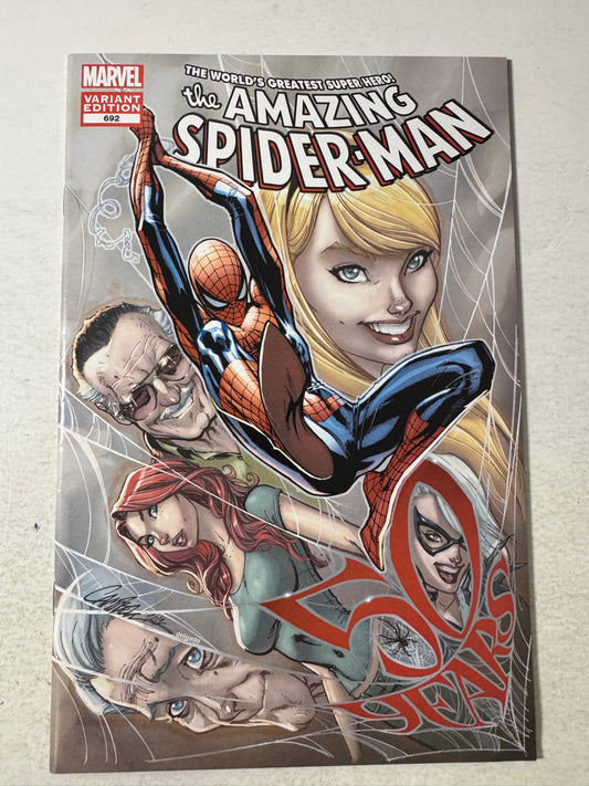 AMAZING SPIDER-MAN #692 VF- J Scott Campbell Fan Expo Variant LTD to 1000