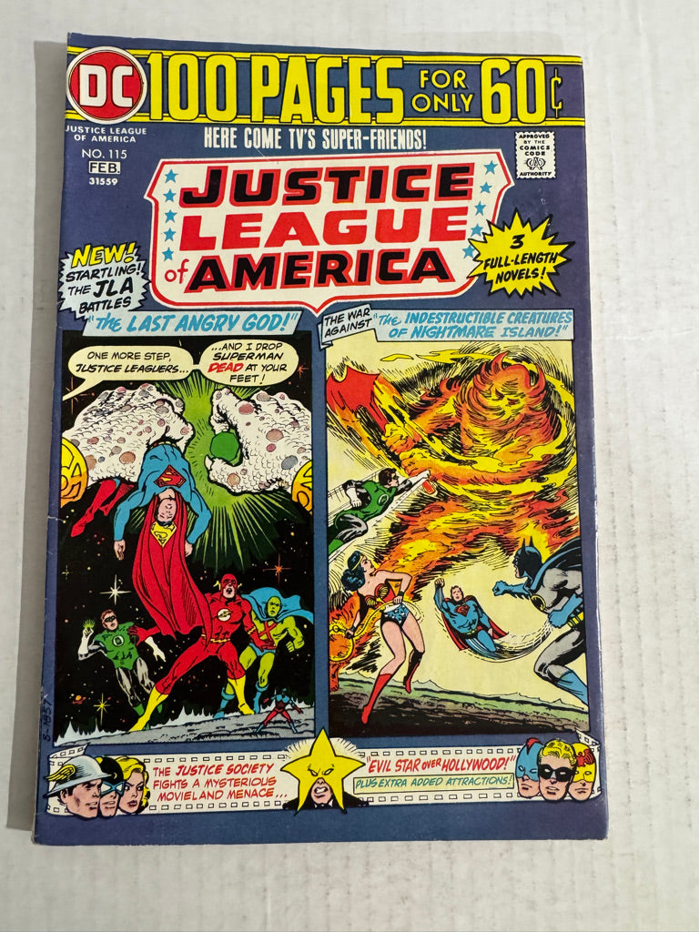JUSTICE LEAGUE OF AMERICA #115 VG/FN