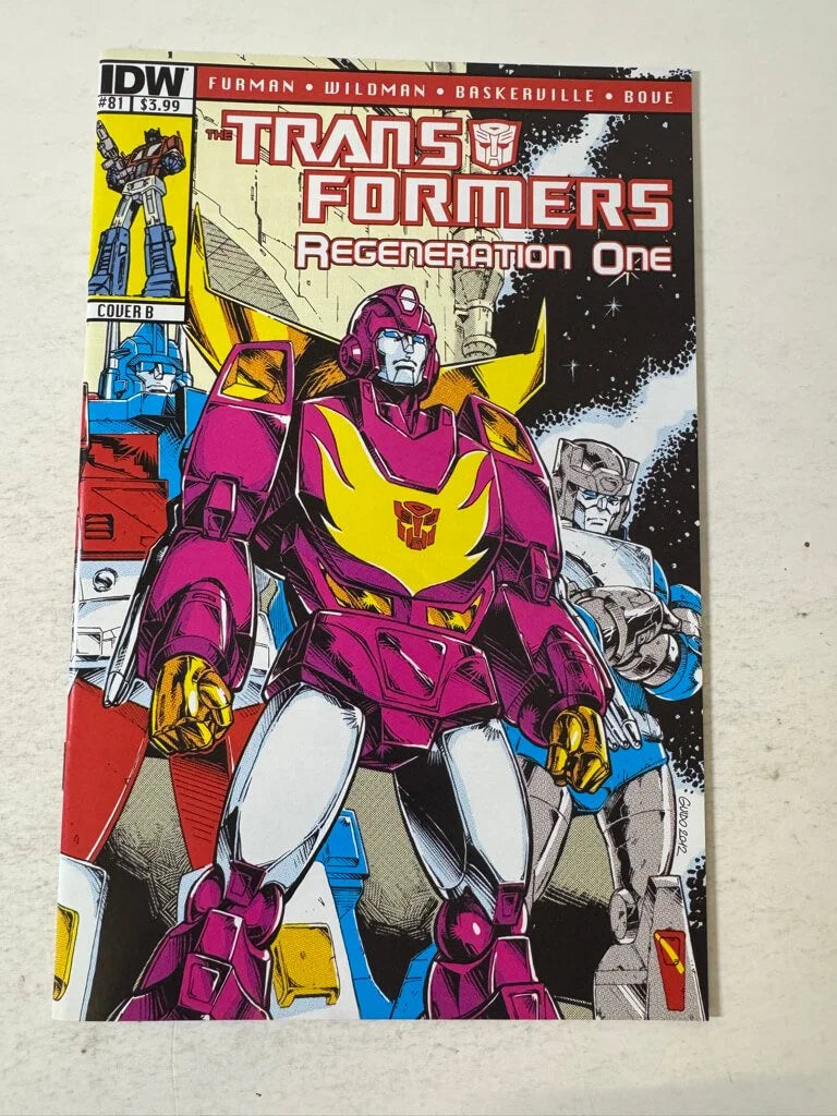 TRANSFORMERS Regeneration One  #81 NM B Variant
