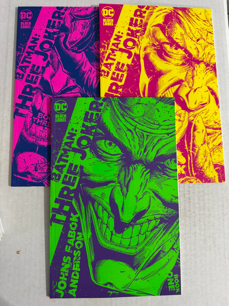 BATMAN THREE JOERS #1-3  NM 1:25 Jason Fabok Variant SET