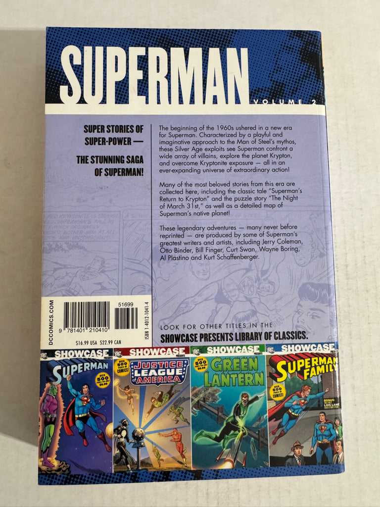 SHOWCASE PRESENTS SUPERMAN Vol 2 TPB NM- OOP